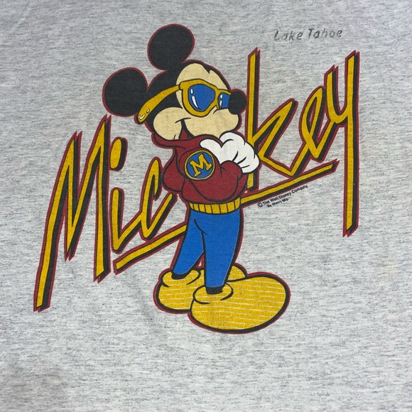 Disney vintage Mickey Mouse t-shirt Lake Tahoe Sherry’s - Picture 2 of 4